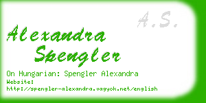 alexandra spengler business card